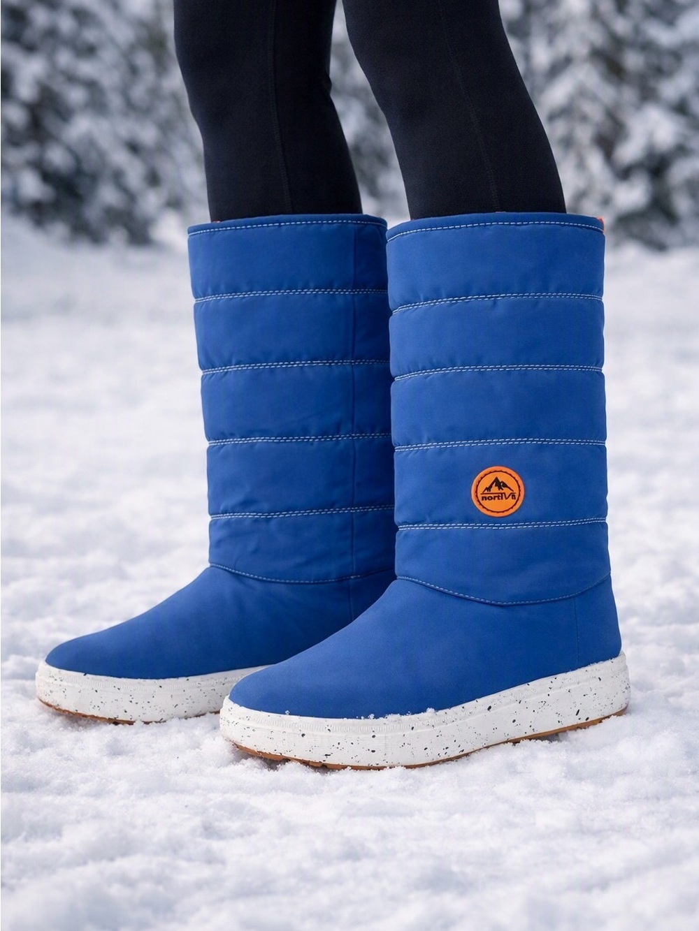 ❄️ NEW! Nortiv 8 Women's Mid-Calf Water Resistant Winter Boots Sz8